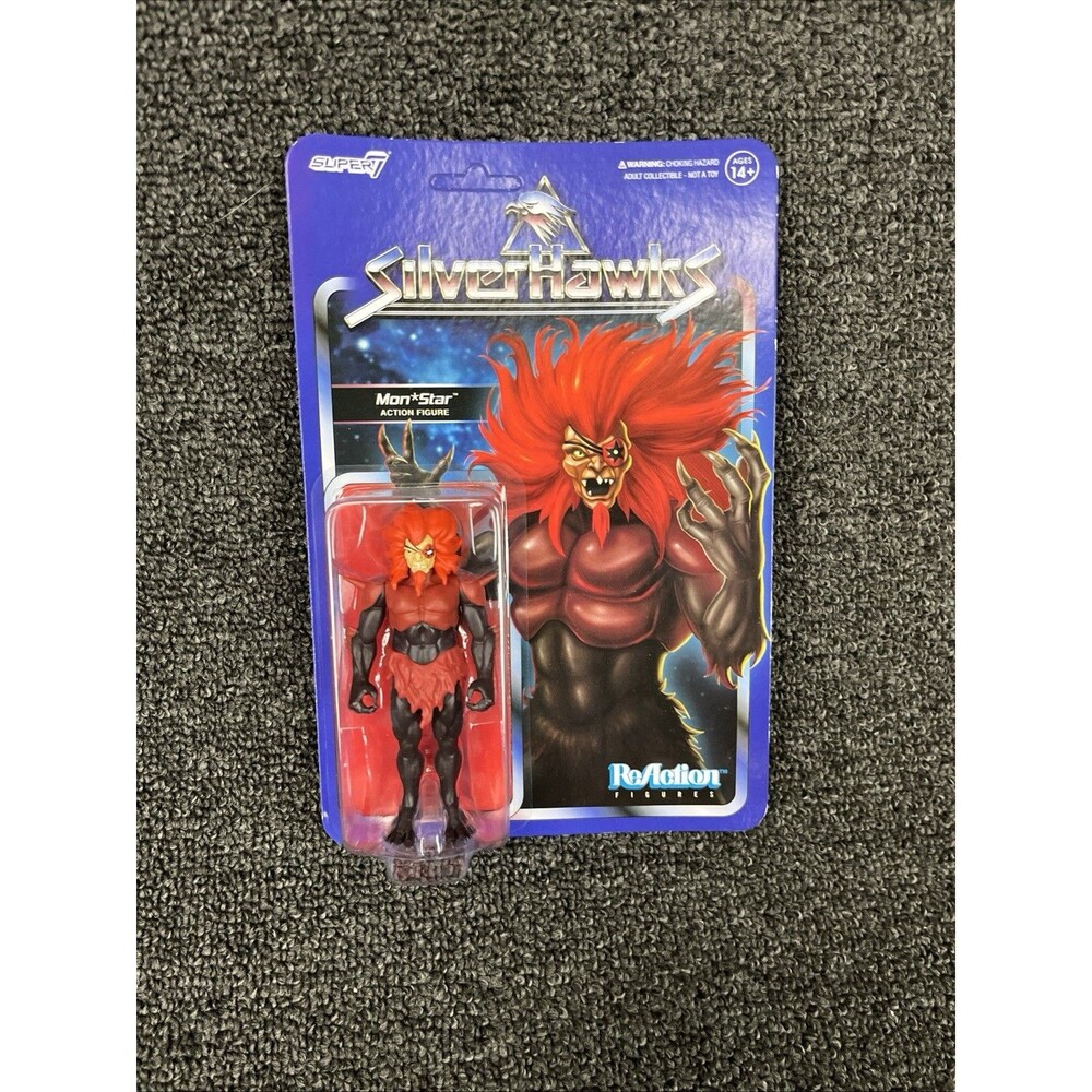Mon*Star Silverhawks Super7 Reaction Action Figure - New